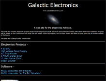 Tablet Screenshot of galacticelectronics.com